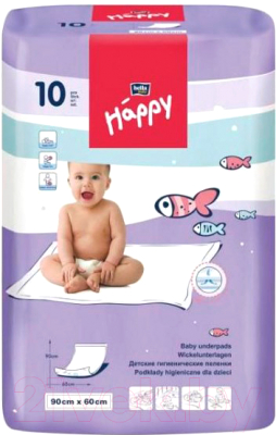 Набор пеленок одноразовых детских Bella Baby Happy 60x90