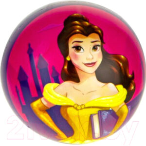 Мяч детский 1Toy Disney Принцессы Бэль. Золушка / Т17387
