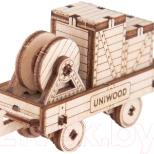 Вагон игрушечный Uniwood Платформа / UW30155