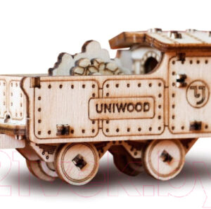Вагон игрушечный Uniwood Вагон для угля / UW30151